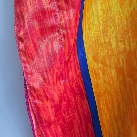 Vintage Winlar Rainbow Caftan Mrs Roper, One Size, Long, Bright and Colorful - Picture 7 of 11